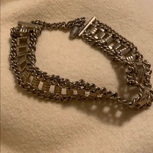 Metal choker necklace